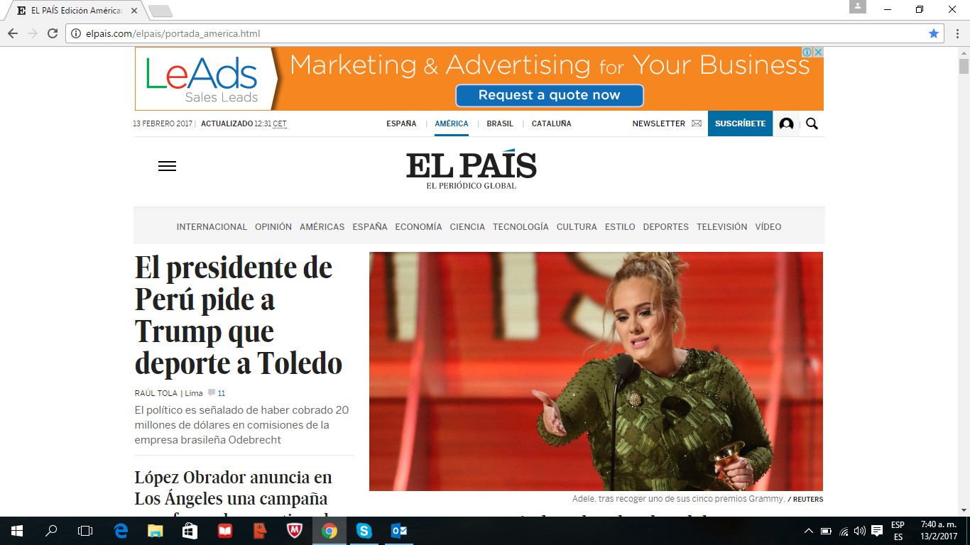 LeAds Ad at El País feb13-2017