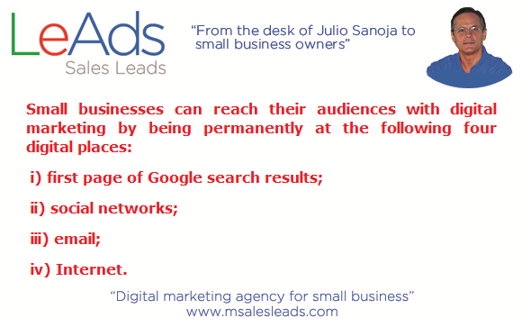 Digital marketing for small businesses