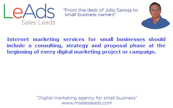 Internet marketing services for small businesses