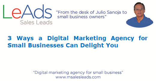 Digital Marketing Agency for Small Businesses 