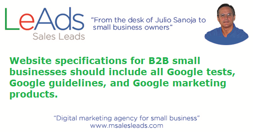 Website Specifications