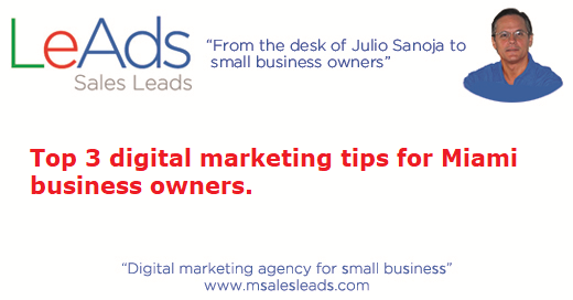 Top 3 Digital Marketing Tips