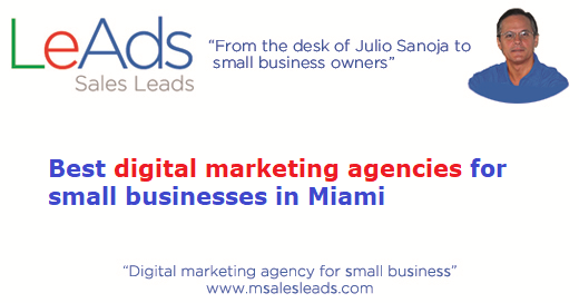 Digital Marketing Agencies Small Business Miami