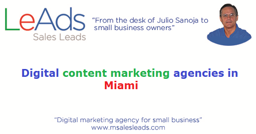 Digital Content Marketing Agencies in Miami