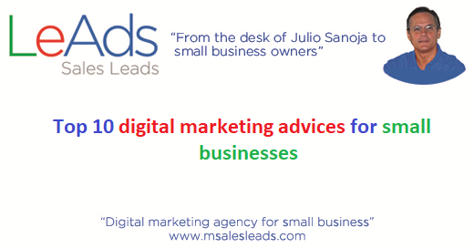 Digital marketing advices for small businesses