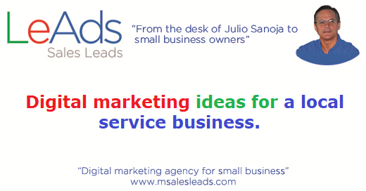 Digital Marketing Ideas For A Local Service Business