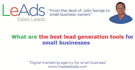 Whatarethebestleadgenerationtoolsforsmallbusinesses