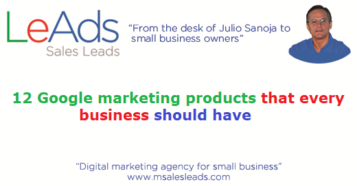 12 Google Marketing Products That Every Business Should Have